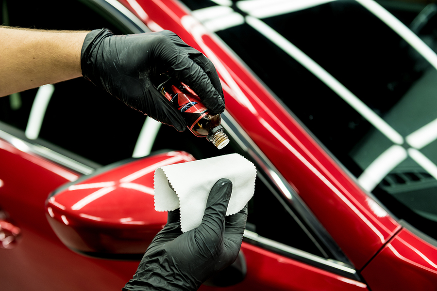 Ceramic coating application