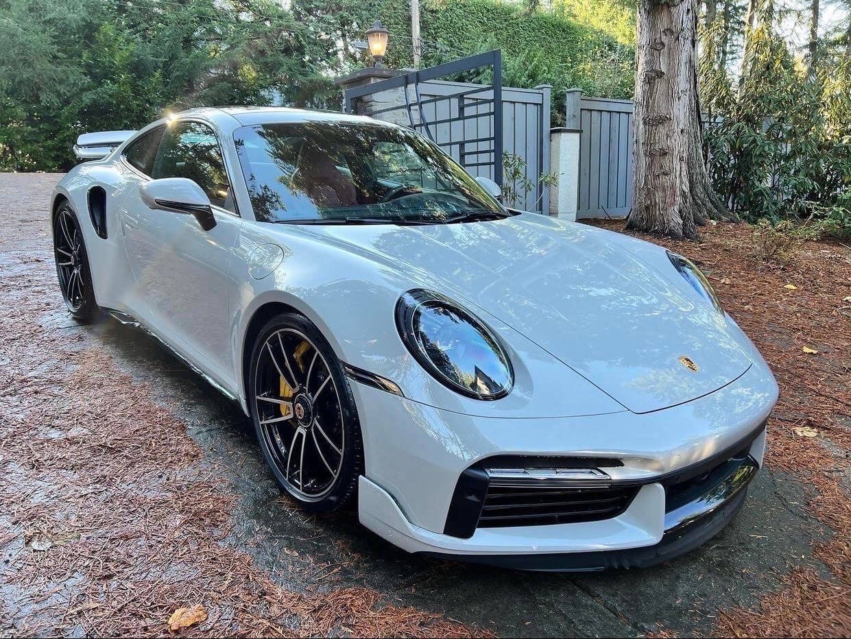 Porsche interior and exterior detail