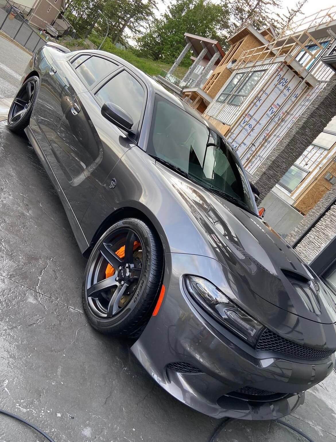 Dodge Charger interior and exterior detail