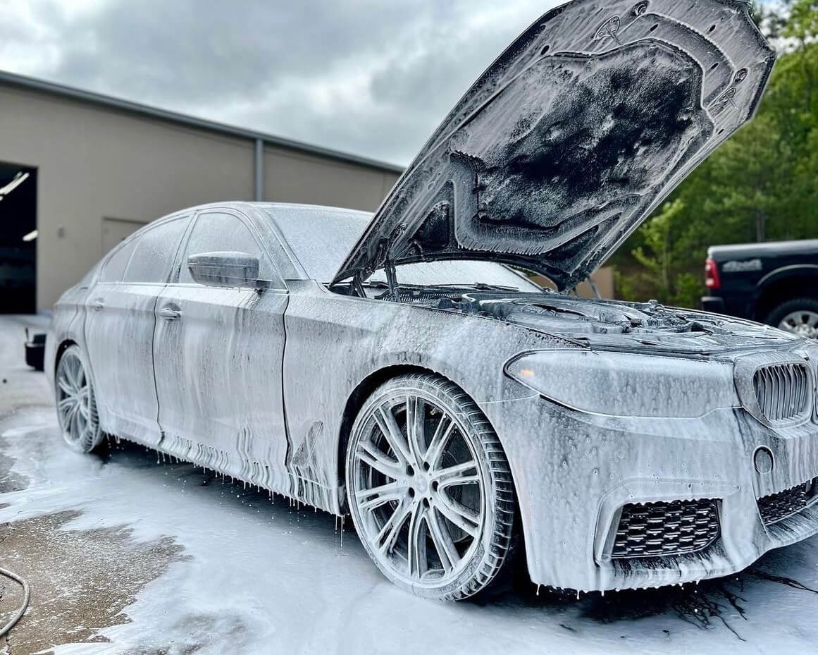 BMW interior and exterior detail