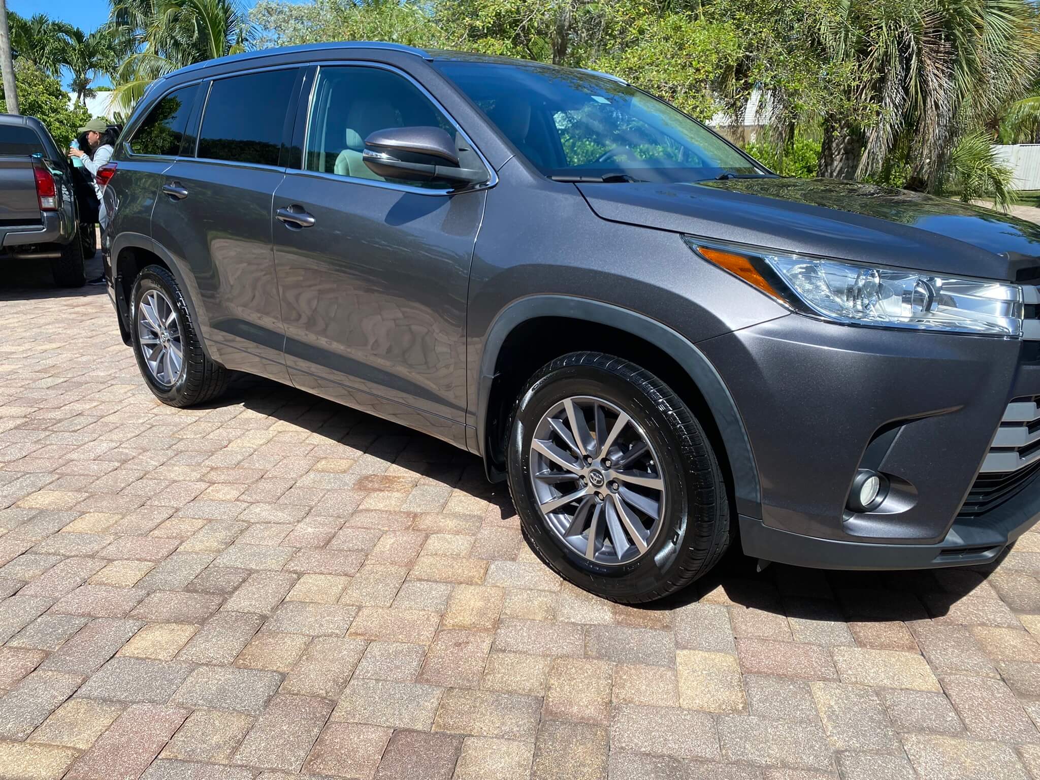 Toyota RAV4 interior and exterior detail